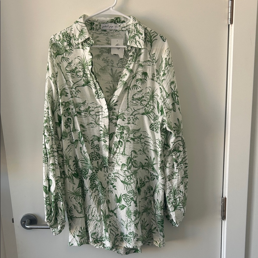 Petal & Pup Elsa Floral Print Long Sleeve Romper